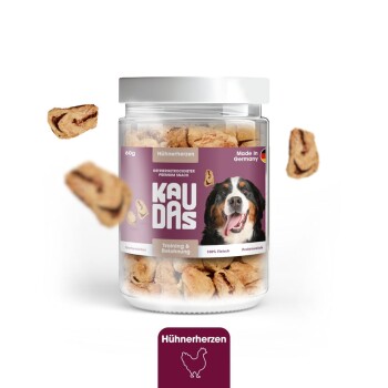 KAUDAS HühnerherzenPur Natursnack 3x60g