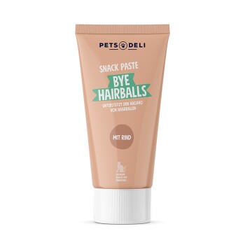 Pets Deli Snack Paste Bye Hairballs mit Rind 75 g