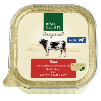 REAL NATURE Adult Rind und Kartoffel 17x100 g