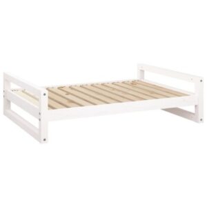 VidaXL Hundebett XXL (105,5x75,5x28 cm) weiß