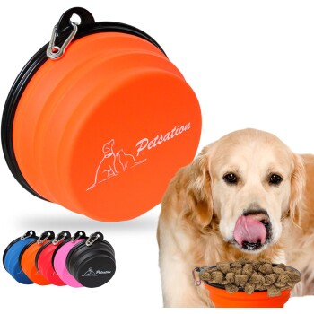 Petsation Faltbarer Reisenapf Orange 1.000 cm³