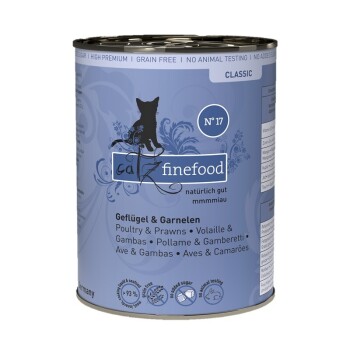 Catz finefood Nassfutter Katze Classic Adult No. 17 Geflügel und Garnele 6x400 g