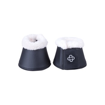 4Horses Hufglocken Fluffy schwarz WB EXTRA (KB-Kaltblut)