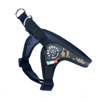 Tre Ponti Geschirr Easy Fit Mesh Camo verstellbar grün M
