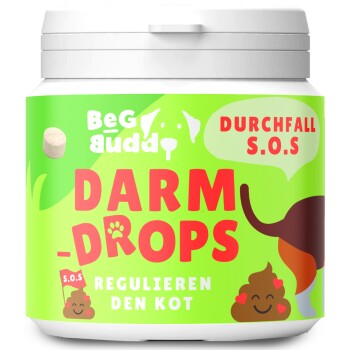 BeG Buddy Magen & Darm Tabletten Hund, Präbiotika zum Darmaufbau, Verdauung, Durchfall 90g