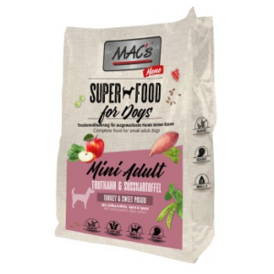 MAC's Dog Mono Mini Adult Trockenfutter Truthahn und Süßkartoffel 3 kg
