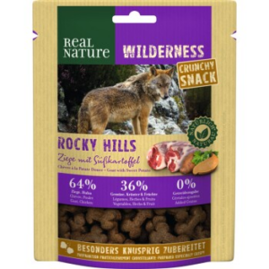 REAL NATURE WILDERNESS Crunchy Snack 225g Ziege mit Süßkartoffel
