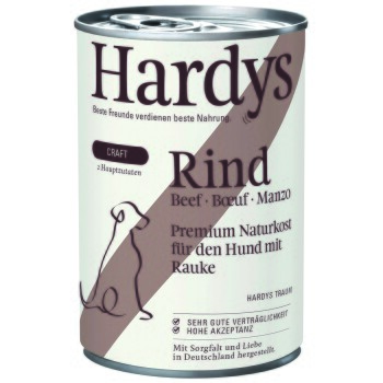 Hardys Craft hypoallergen 6x400g Rind & Rauke