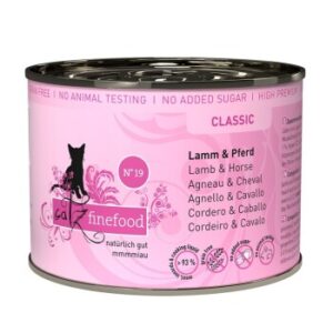 Catz finefood Nassfutter Katze Classic Adult No. 19 Lamm und Pferd 6x200 g
