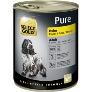 SELECT GOLD Pure Adult Huhn 24x800 g