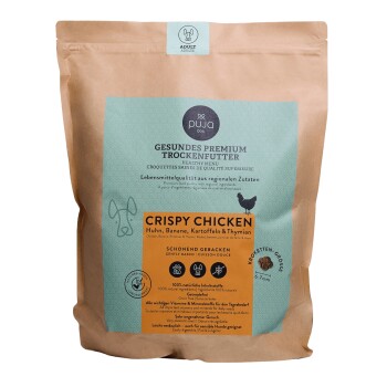 PUJA Premium Trockenfutter für Hunde Crispy Chicken 2,5kg