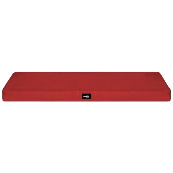 Tierlando ® ALICE VISCO Orthopädische Hundematte dunkelrot 1 m, 9 cm, 80 cm