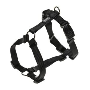 AniOne H-Geschirr Classic Nylon schwarz S