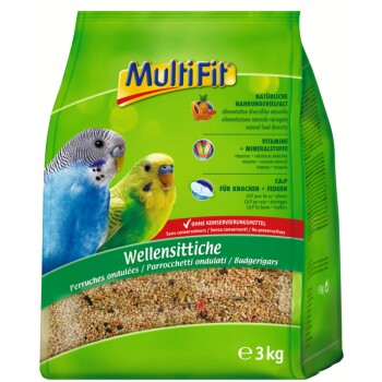 MultiFit Wellensittichfutter 3 kg