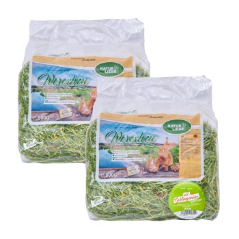 Naturhof Schröder Weserheu mit Gartengemüse, locker gestopft 2x500 g