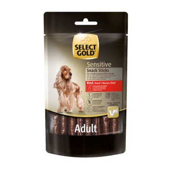 SELECT GOLD Sensitive Snack Sticks 2x85g Rind