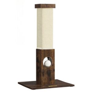 FEANDREA Katzenkratzbaum Kratzsäule 73cm braun