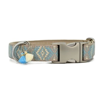 THE DOG IDEA Boho-Chic Halsband Sky XL