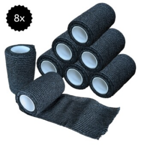 Hufeisenliebe PetPerfekt Bandagen 7,5cm x 4,5m 8 schwarz