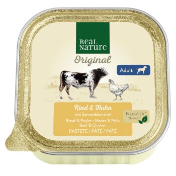 REAL NATURE Adult Huhn und Rind 17x100 g