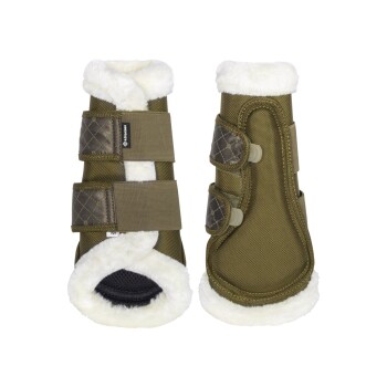 4Horses Gamaschen Soft Protect Mesh oliv M
