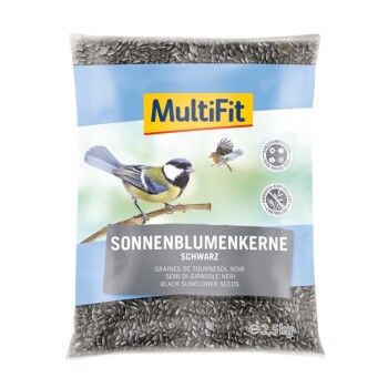 MultiFit Sonnenblumenkerne Schwarz 2,5kg