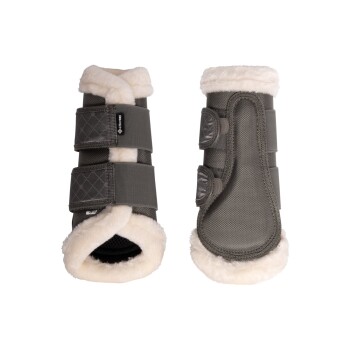 4Horses Gamaschen Soft Protect Mesh grau M