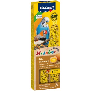 Vitakraft Kräcker Wellensittich 4x2er Ei-Grassamen