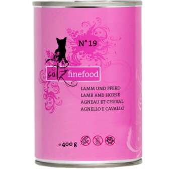 Catz finefood Nassfutter Katze Classic Adult No. 19 Lamm und Pferd 6x400 g