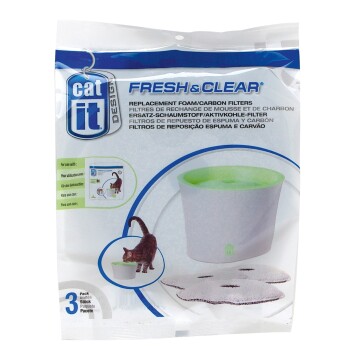 Catit Ersatzkohlefilter für 3 Liter Trinkbrunnen 3er-Pack