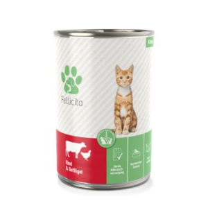 Fellicita Rind & Geflügel für Kitten 6x 400g