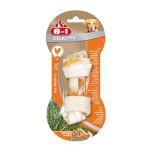 8in1 Delights Kauknochen Hähnchenfleisch S 6x1 Stück