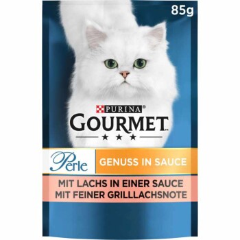 GOURMET Perle Genuss in Sauce 26x85g Lachs, in Grilllachssauce