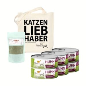 I love my cat Futterset Katzenfutter Nass mit Huhn für übergewichtige Katzen Nahrungsergänzung