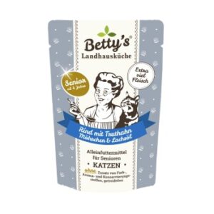 Betty's Landhausküche Frischebeutel SENIOR Rind mit Truthahn 12 x 100g