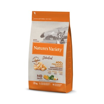 Nature's Variety Selected Kroketten für Katzen mit entbeintem Huhn 1,25kg
