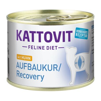 KATTOVIT Feline Diet Nassfutter Katze Aufbaukur Adult Huhn 12x185 g