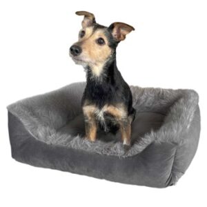 Wallace & Jones Hundebett MAYFAIR schiefergrau S