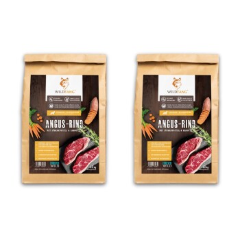 Wildfang ® Adult Trockenfutter Angus Rind 2 x 2 kg