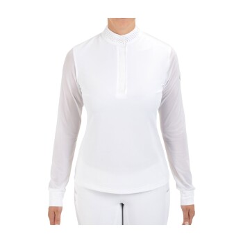 4Riders Turnier-Langarmshirt München weiß 40 - EU