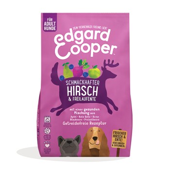 Edgard & Cooper Schmackhafter Hirsch & Freilaufente Adult 700 g