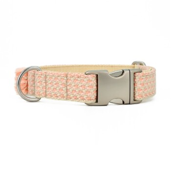 THE DOG IDEA Boho Halsband Blush Berry L
