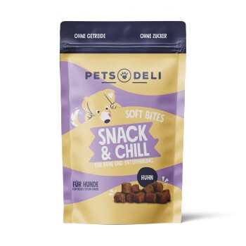 Pets Deli Adult Snack Soft Bites Snack & Chill 300g