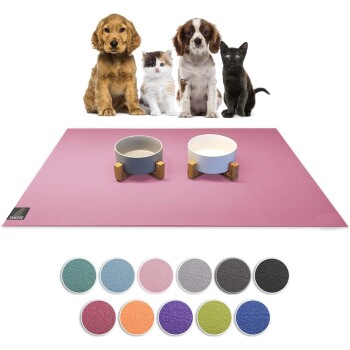 SANOZOO ® - Napfunterlage - Öko-Tex und Made in Germany rosa 80 cm, 80 cm
