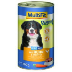 MultiFit Ragout Huhn und Karotten 12x1,2 kg