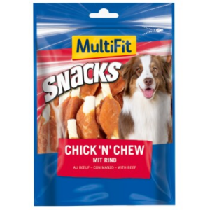 MultiFit Snacks Chick 'n' Chew mit Rind 500 g