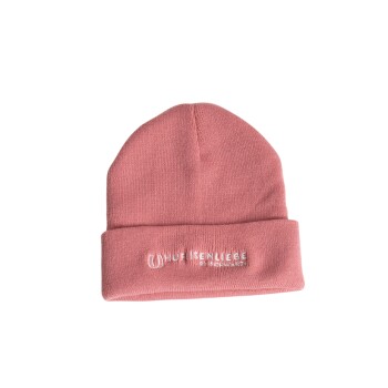 Hufeisenliebe Beanie Mütze rosa
