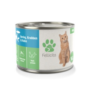 Fellicita Hering, Krabben & Huhn 6x 200g