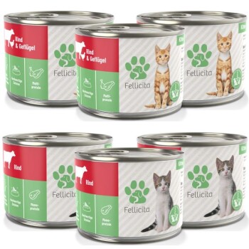 Fellicita Mixpaket Nr. 7 für Kitten 6x 200g
