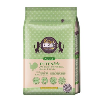 Kitty's Cuisine Adult Putenliebe mit delikatem Putenkeulenfleisch, Sanddorn und Spirulina 2 kg